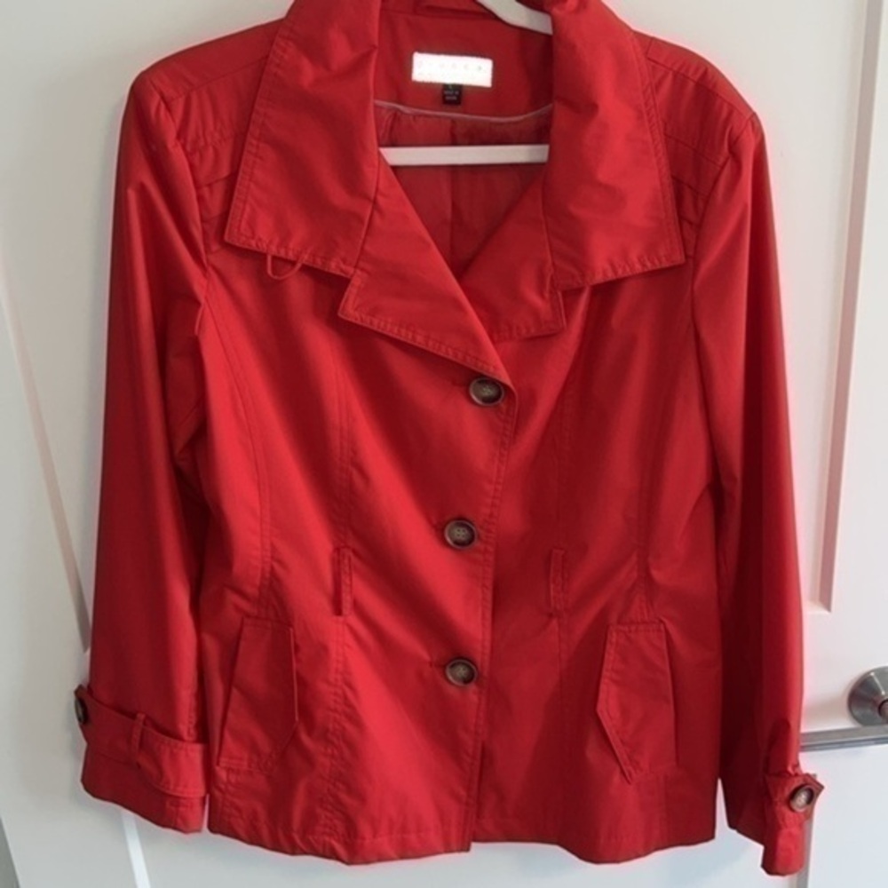 Giacca - Short raincoat - orange/reddish color - size large